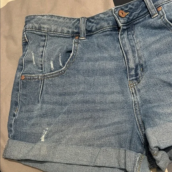 Rewash Light Blue Jean Shorts - Picture 3 of 7